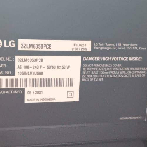 LG 32LM6350PCB 型號的 32 吋全高清（FHD）智能電視