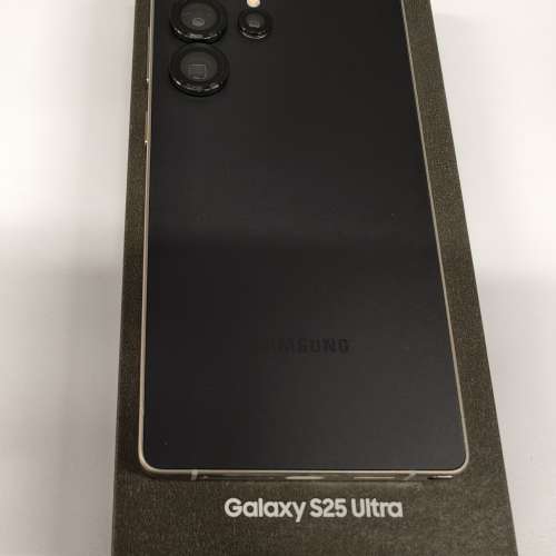 全套放售 99.99%新 - SAMSUNG 三星 Galaxy S25 Ultra 5G (12+256GB) Black 有單保...