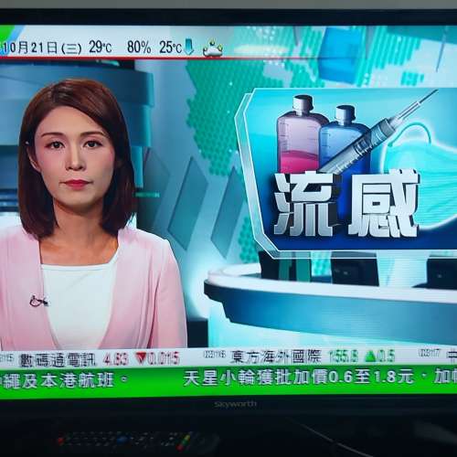 屯門良景輕鐵站交收 Skyworth 創維 32吋 內置數碼廣播接收器 (iDTV) 連遙控