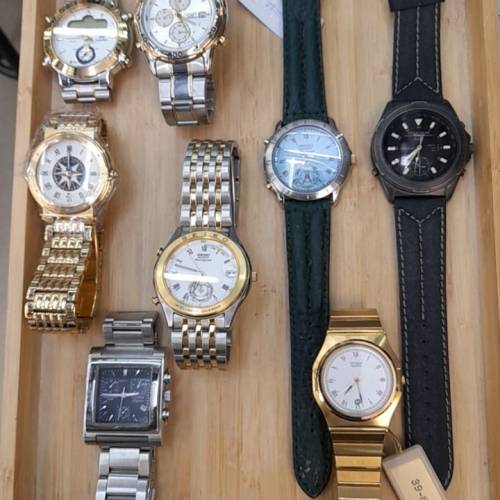 罕有全新古董 Vintage Seiko Citizen Watches ( 需要修理, 或作收藏品 )   ( 每個計...