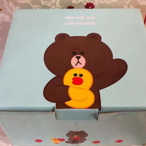 全新 Line Friends x 鴻福堂 瓷碗連蓋套裝
