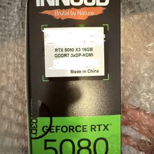Inno3D GeForce RTX 5080 X3 (non-OC 2-slot) 16GB GDDR7