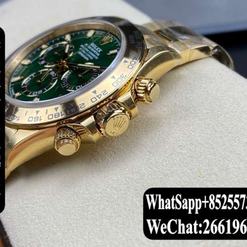 勞力士 Rolex daytona m116508-0013 40mm 計時 綠金迪