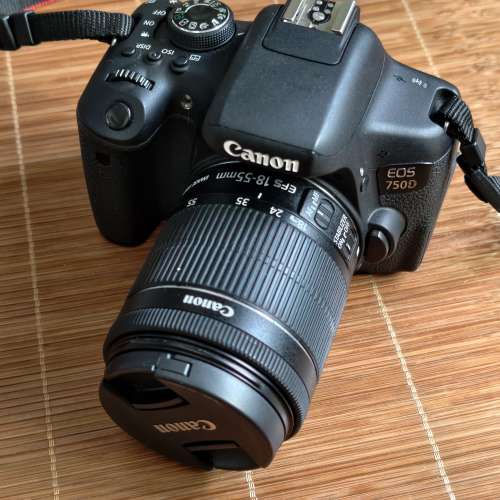 自由出价佳能750d 加镜头18-55mm