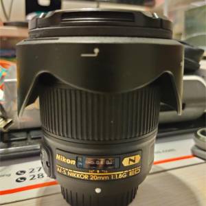 Nikon AF-S NIKKOR 20mm F1.8G ED