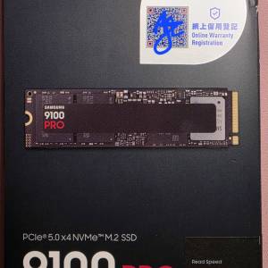 Samsung 三星 9100PRO 1TB Gen 5.0x4 NVMe 2.0 M.2 SSD (R:14700MB/s/W:13300MB/s)(...