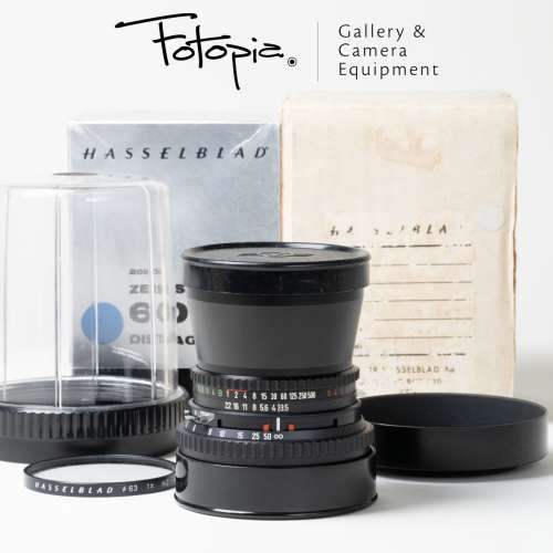 || Hasselblad Carl Zeiss Distagon C 60mm F3.5 T* with packing, hood & filter ||