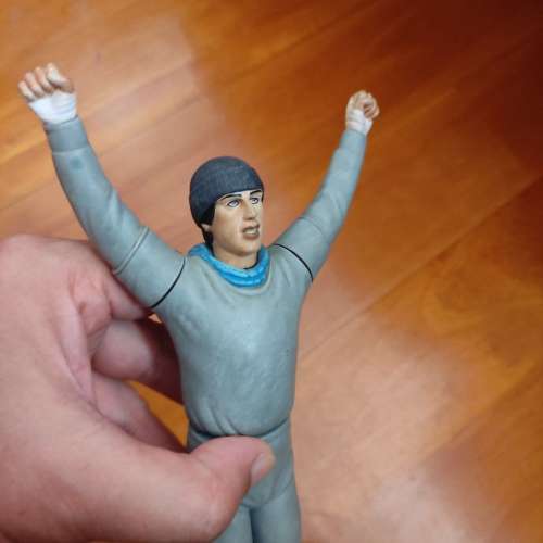 27cm高(經典「Rocky Steps」費城美術博物館洛奇跑步場景) Rocky Balboa Figure 200...