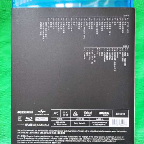 (90%. bd雙碟) joey yung & hacken lee live concert 2015 演唱會 blu ray #容祖兒 ...