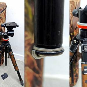 Gitzo GT2830 火山岩2號三腳架 連 Manfrotto 410 三向微調雲台 八九成新100% work