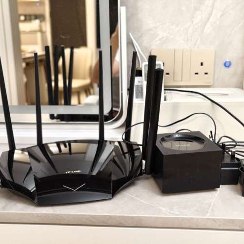 TP-LINK TL-XDR6030路由器 Wi-Fi 6（AX6000）+TP-Link TL-XDR1850 可以組成 Mesh Wi...