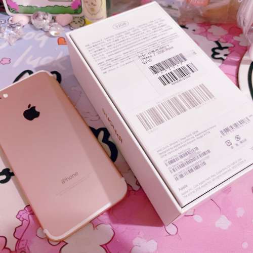 ♡日本版 iphone 7☆Rose Gold 玫瑰金粉紅色 靚機、已停產。☆ 32GB ☆ 100% 日本...