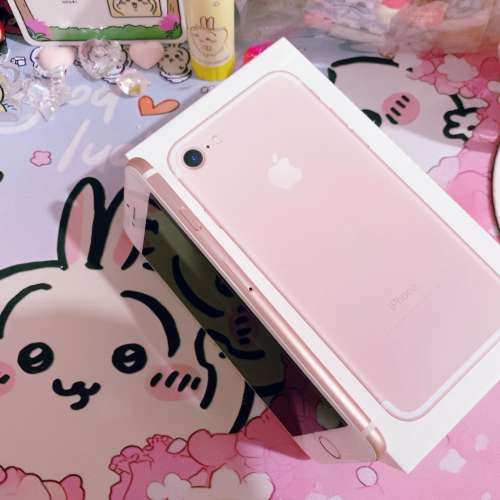 ♡日本版 iphone 7☆Rose Gold 玫瑰金粉紅色 靚機、已停產。☆ 32GB ☆ 100% 日本...