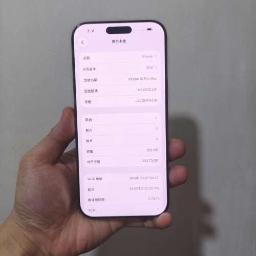 iPhone 16 Pro Max 256gb金色