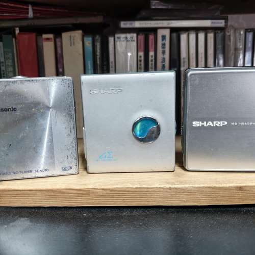 Sharp Panasonic MD walkman x 3