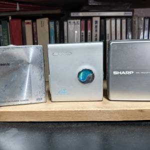 Sharp Panasonic MD walkman x 3
