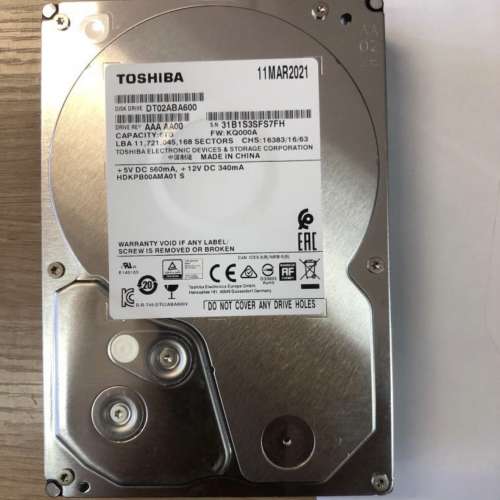 大量6TB HDD seagate Toshiba Hsgt WB