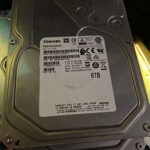 大量6TB HDD seagate Toshiba Hsgt WB