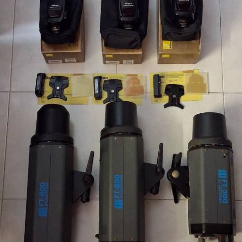 Nikon SB-800,行貨一套3支送影樓閃燈3支，每套$1000