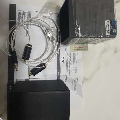 AK x Crystal Cable PEF 15 (RCA - 3.5) (Piccolo Diamond線材）