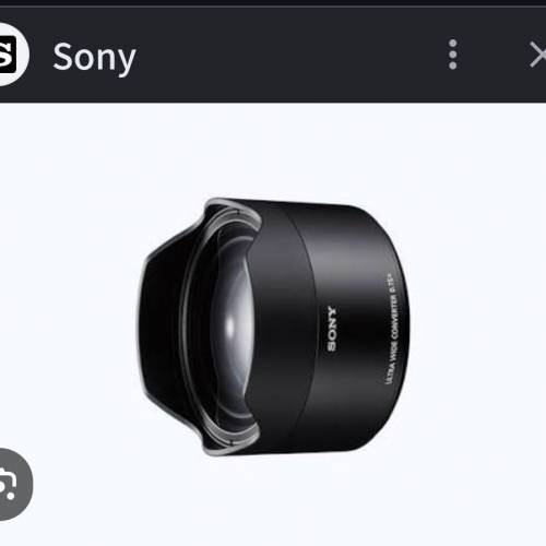 sony SEL075UWC 廣角轉接鏡