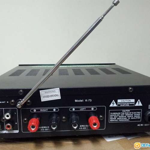 全新Super K73迷你卡拉OK擴音機+FM及藍芽接收功能