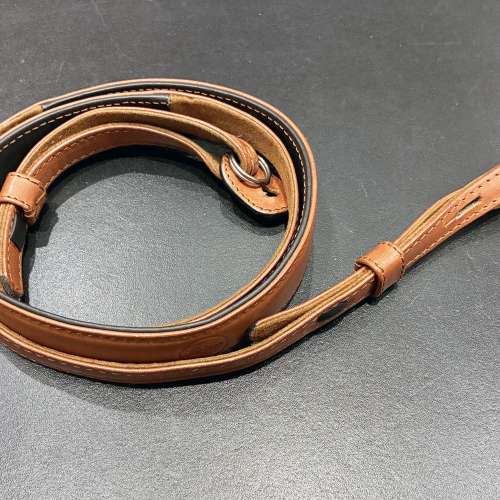 Leica Leather Half Case and strap for Q3 Camera, Cognac (19652) used Case