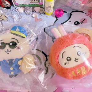 💖日版 ちいか ☆關西機場✈️機師兔兔🐰吊飾☆だるま達磨⛩️兔兔🐰吊飾
