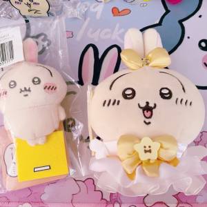 💖日版兔兔🐰一番賞E賞ちいかわうさぎ🐰だらけくじ-フーッ扁咀 㯲針 Chiikawa 兔兔 ...
