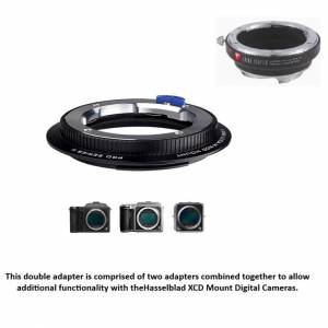 Lens Mount Double Adapter,Nikon Nikkor F And Leica M  To Hasselblad XCD   組合...