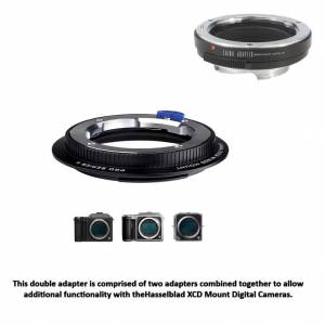 Lens Mount Double Adapter, Sony A And Leica M To Hasselblad XCD 組合金屬接環