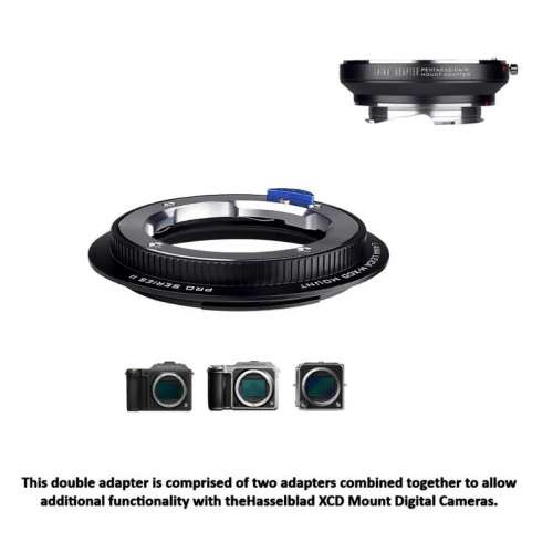 Mount Double Adapter, Pentax K (PK) And Leica M To Hasselblad XCD 組合金屬接環