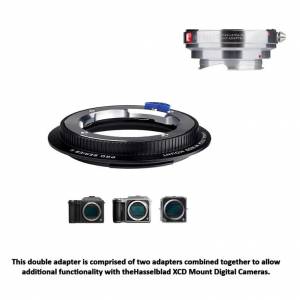 Lens Mount Double Adapter, Pentax K And Leica M To Hasselblad XCD  - Brass 組...