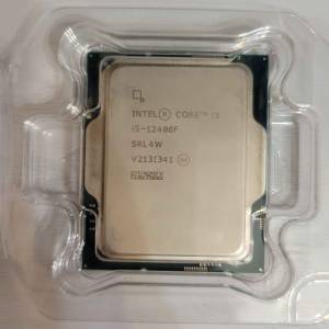 Intel i5 12400F 自用 升級放售 送intel原裝風扇