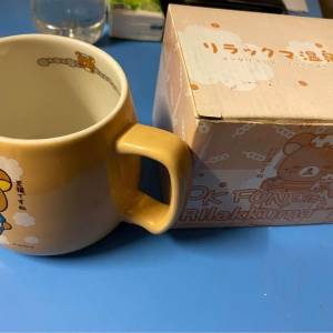 Rilakkuma溫泉款 馬克杯 陶瓷杯 適合微波爐（全新有盒）