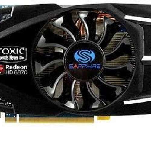 Sapphire AMD Radeon HD6870 PCIE 顯示卡, 不包好壞