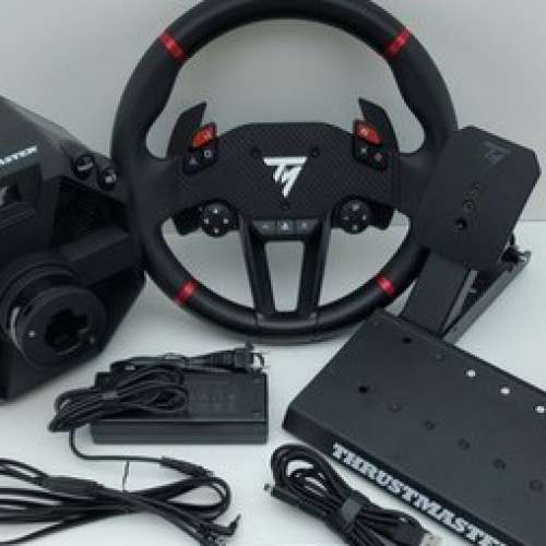 90%新Thrustmaster T598 直驅式方向盤 模擬賽車軚盤 (直接支援PS5/PS4/PC)