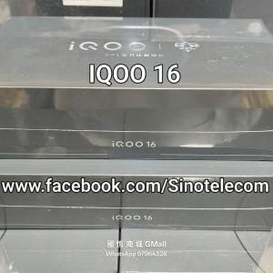 【國恒商城】▀▀ iQOO 16 ▀▀ 第六代驍龍8超級至尊版 電競顯卡Q4 全場景光追 Q-f...