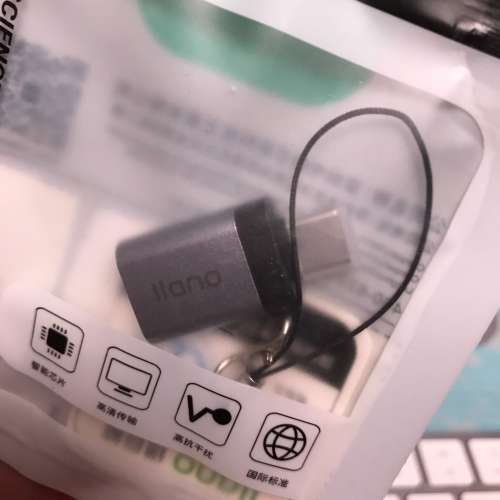 📱 LLANO OTG USB-A 3.0 USB-C Type-C 3.1 Adapter USED 綠巨能 轉換器 轉接頭 💻