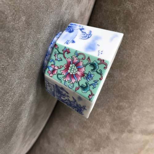 🍵 Enamel Cup 130ml 7.7*5.3cm NEW 全新 仿古 八方杯 琺瑯彩 🍵