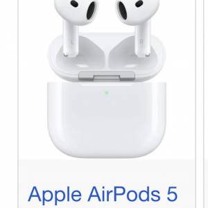 Apple AirPods 5 配備無線充電盒