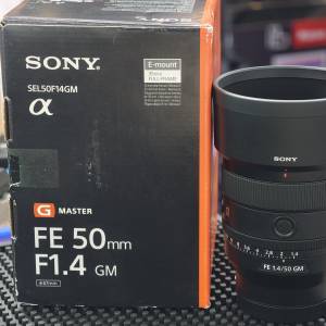 Sony 50/1.4 GM FE 50MM 50 極新 功能正常 配件齊全 三個月保養 （for &alpha;1 &alpha;1II ...