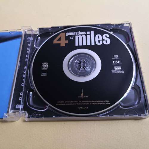 SACD 4 GENERATIONS OF MILES