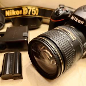 Nikon D750 + AFS 24-120 kit set (shutter count: 8945)