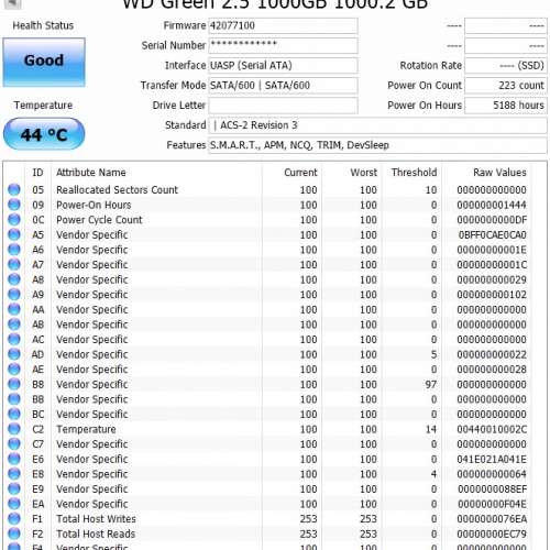 WD Green SATA 1TB
