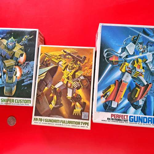80年代 Gundam 機動戰士 MSV 高達 RX-78 模型狂四郎 狙擊手吉姆 原裝日本 Bandai