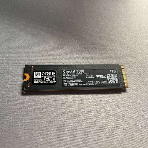 Crucial T500 Gen4 NVME M.2 SSD 1TB [CT1000T500SSD8]