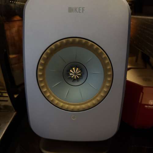 KEF 無線藍牙喇叭 LSX第一代(藍色)連黑色底座