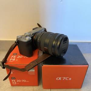 Sony A7C2 銀黑色主機 + Sony FE 20-70mm  f/4 G鏡頭 (有盒) / 快門少於1000