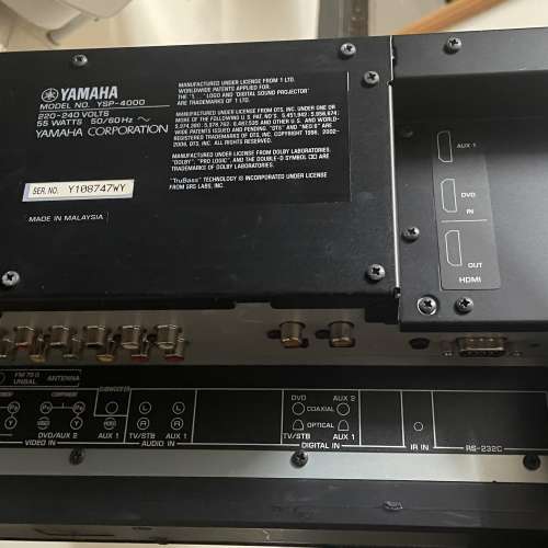 【平售】Yamaha YSP-4000 數位投音機 Soundbar (支援HDMI/多聲道) $1,000